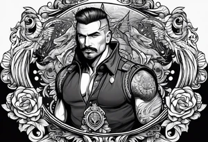 Officer Big Dick tattoo idea