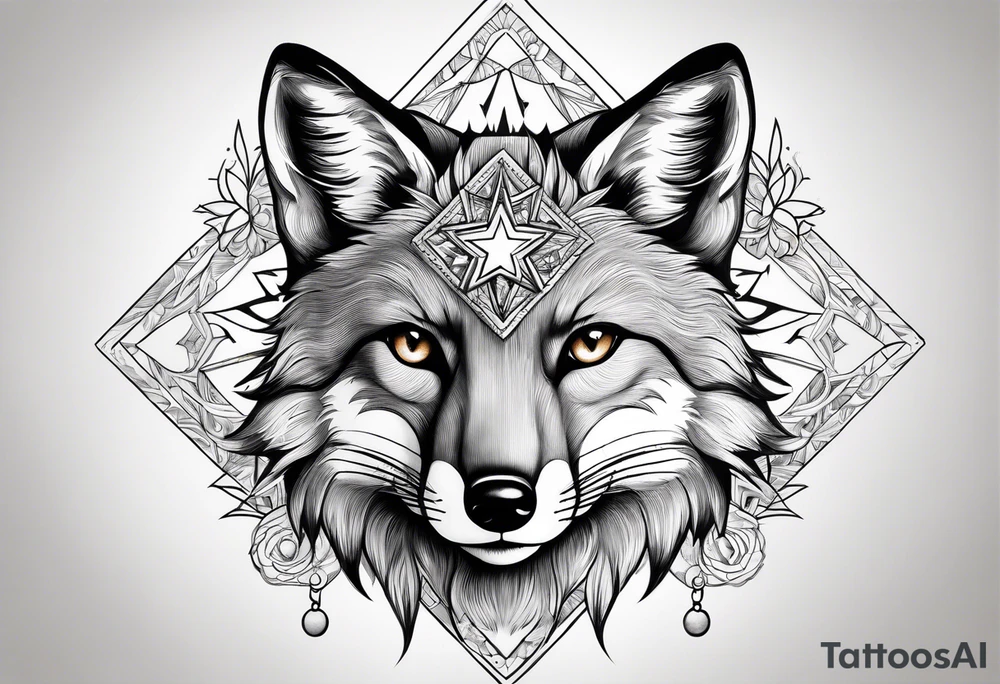 full fox look at the star tattoo idea