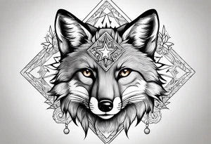 full fox look at the star tattoo idea