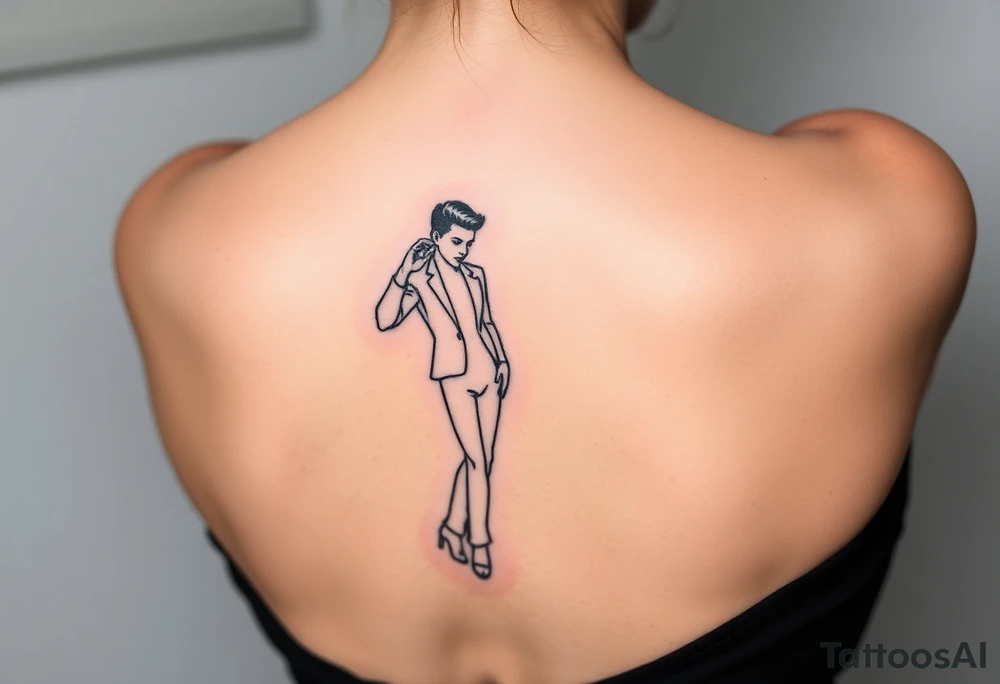 Rick Astley's  Dance Pose tattoo idea