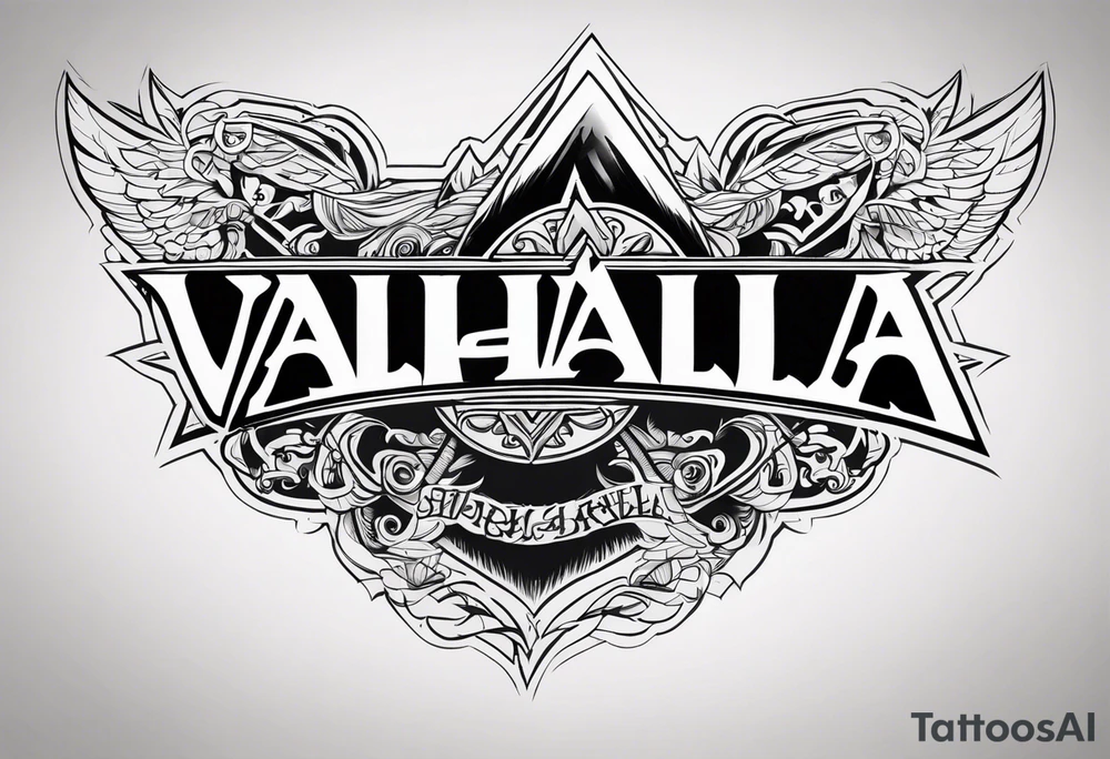 Valhalla tattoo idea