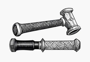 carpenter hammer tattoo idea