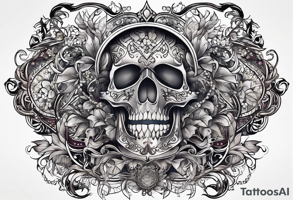 underchest tattoo idea