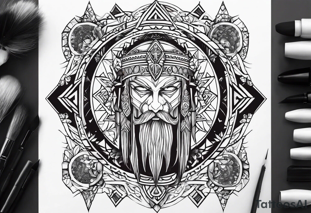 Some romanian mythology and the date 15.07.2006 tattoo idea Some romanian mythology and the date 15.07.2006 tattoo idea