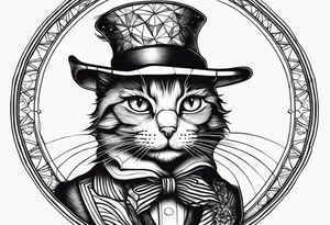 cat in the hat tattoo idea