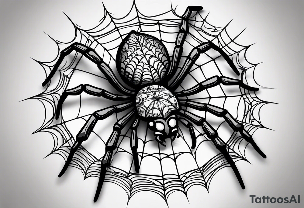 spider tattoo idea