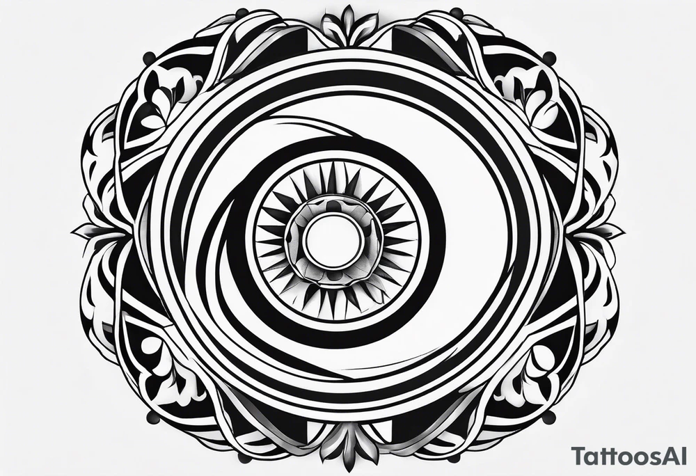 simple Round boarder completely empty inside the boarder tattoo idea simple Round boarder completely empty inside the boarder tattoo idea