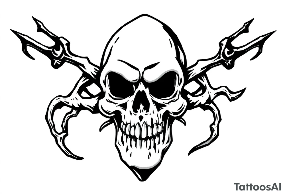 Black plague tattoo idea