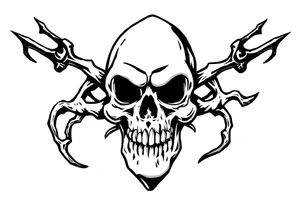 Black plague tattoo idea