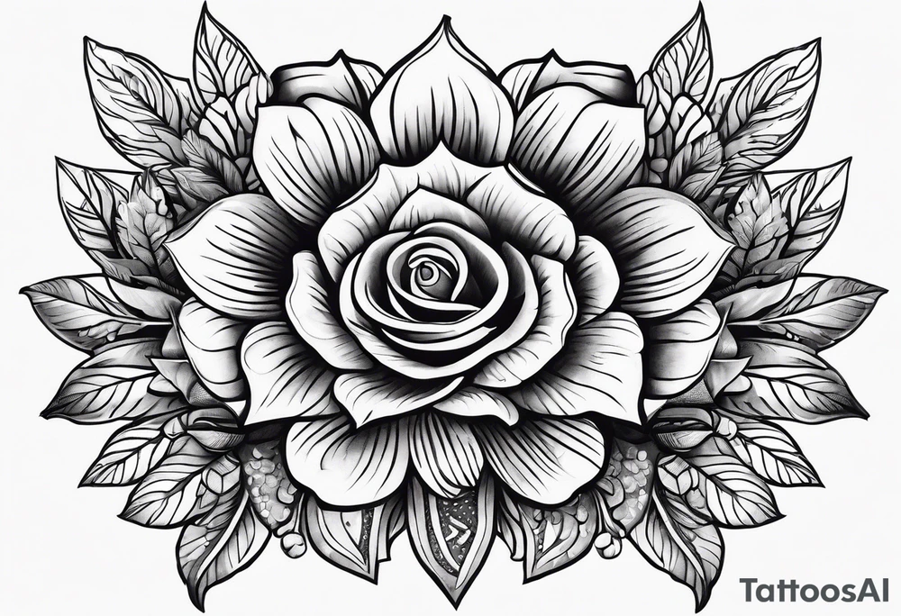 Rupestre art tattoo idea