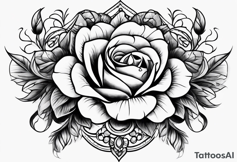 Full leg tattoo from hip to foot tattoo idea