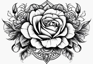 Full leg tattoo from hip to foot tattoo idea