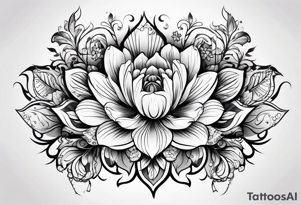 Flower tattoo idea