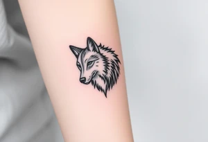 Wolf tattoo idea