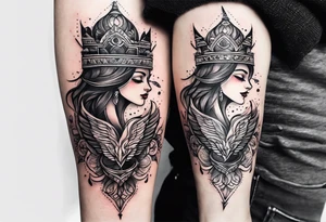 matching couple tattoos small tattoo idea