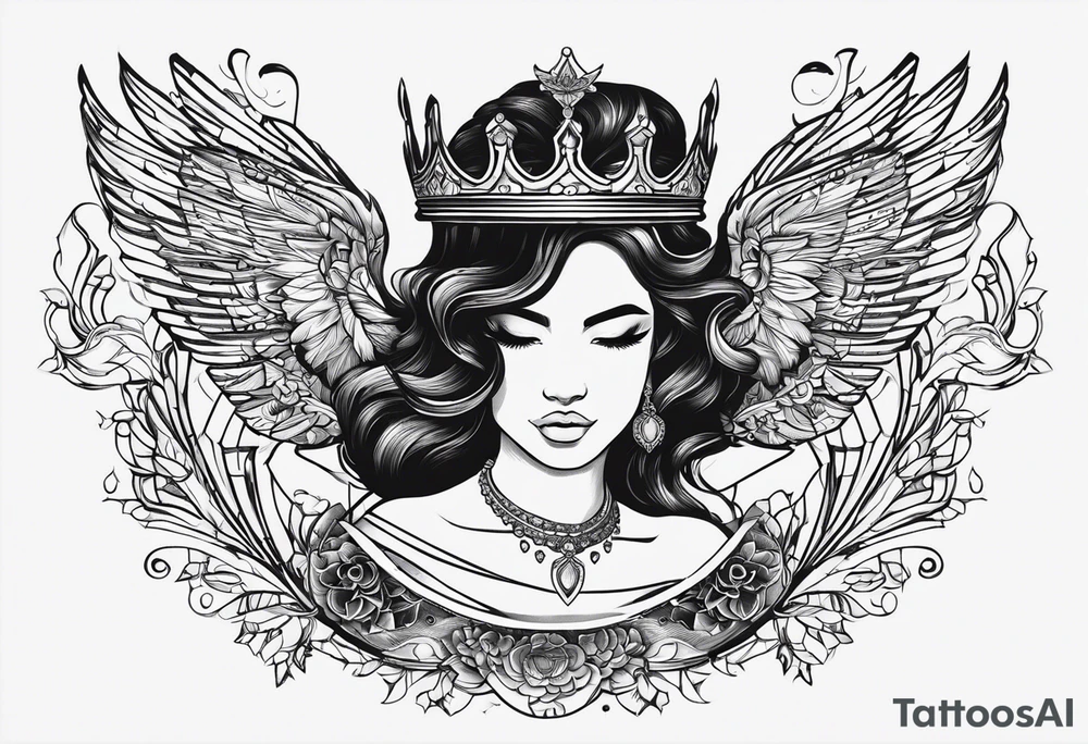 Onika Grace" is a beautiful name that carries a strong sense of purpose and elegance. Incorporating symbols like a halo or a crown into the logo would create a powerful visual identity, emphasizing the brand's divine and graceful message. tattoo idea