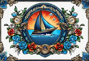 a blue nose tattoo idea