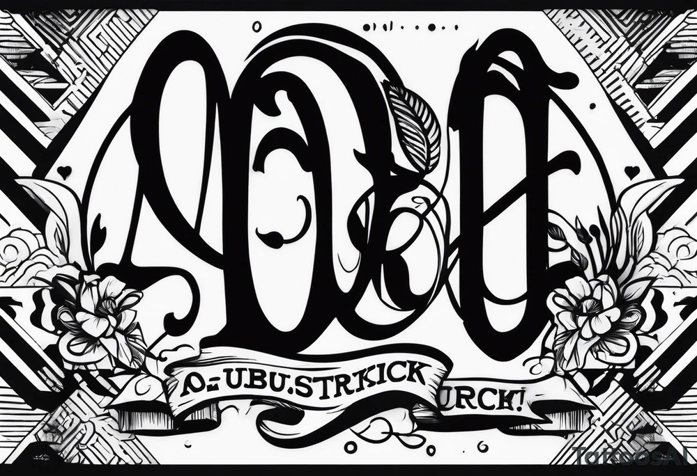 A banner that reads AO..BUSHWICK tattoo idea