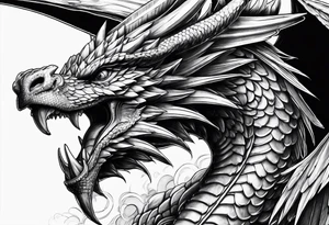 Winged dragon of Ra. tattoo idea