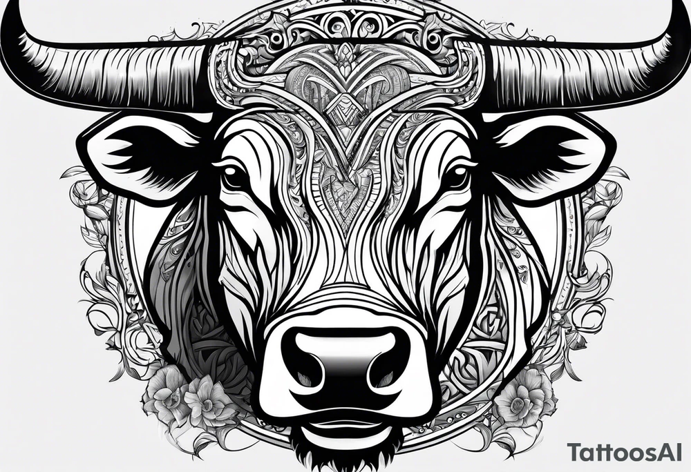 bull tattoo idea
