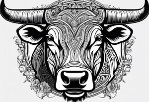 bull tattoo idea