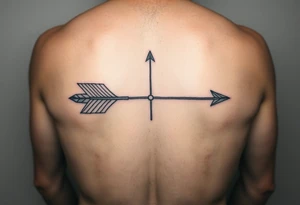 Arrow couple tattoo overcoming addiction fighting through obstacles tattoo idea