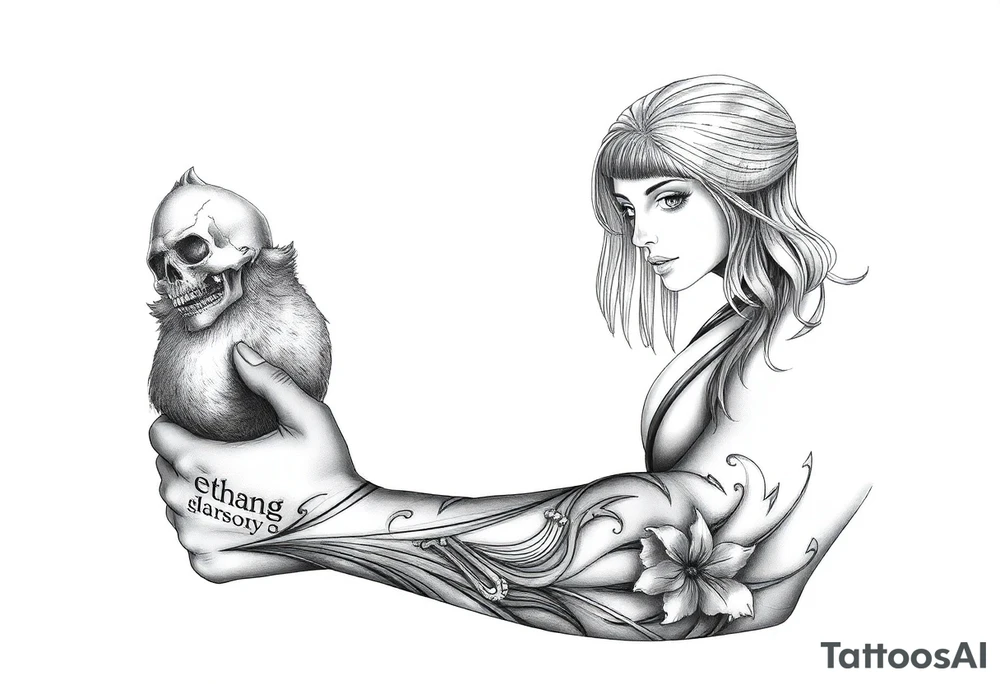 Something to honor my son James and daughter Norah tattoo idea