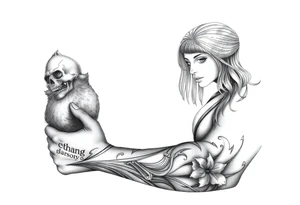 Something to honor my son James and daughter Norah tattoo idea