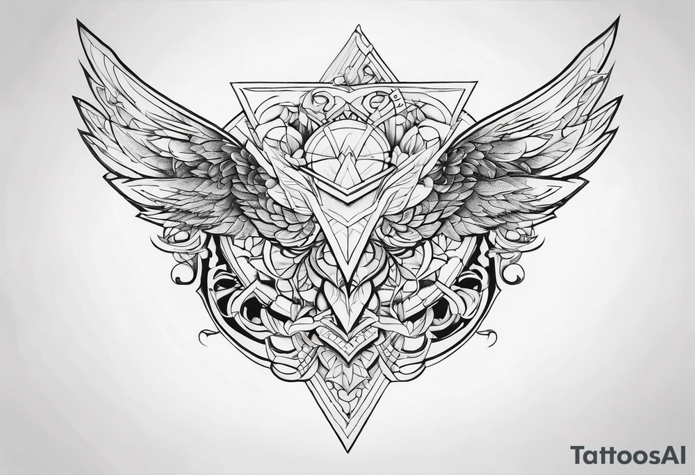 angle tattoo idea