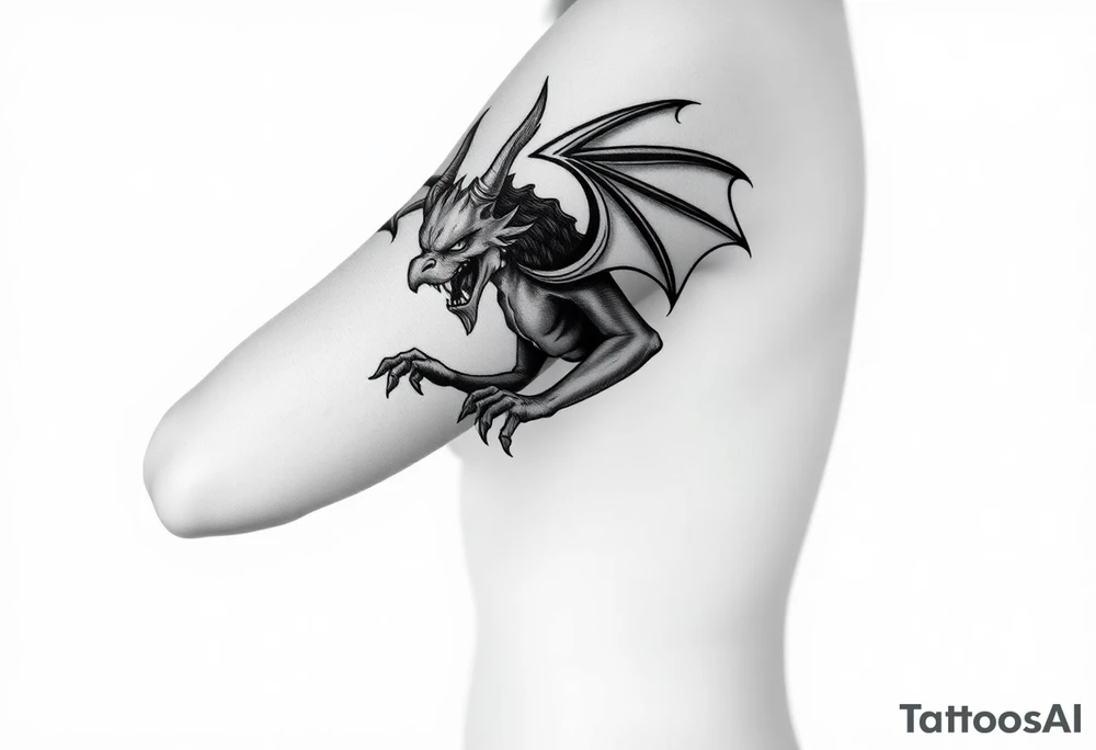 gargoyle tattoo idea