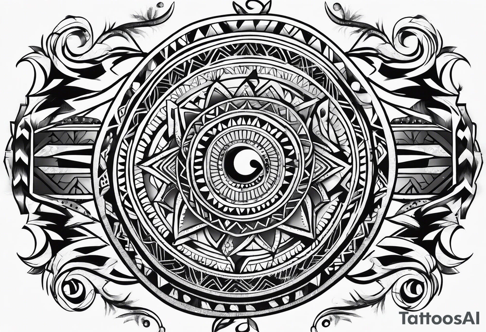 Native American tribal tattoo idea