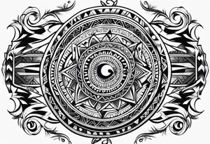 Native American tribal tattoo idea