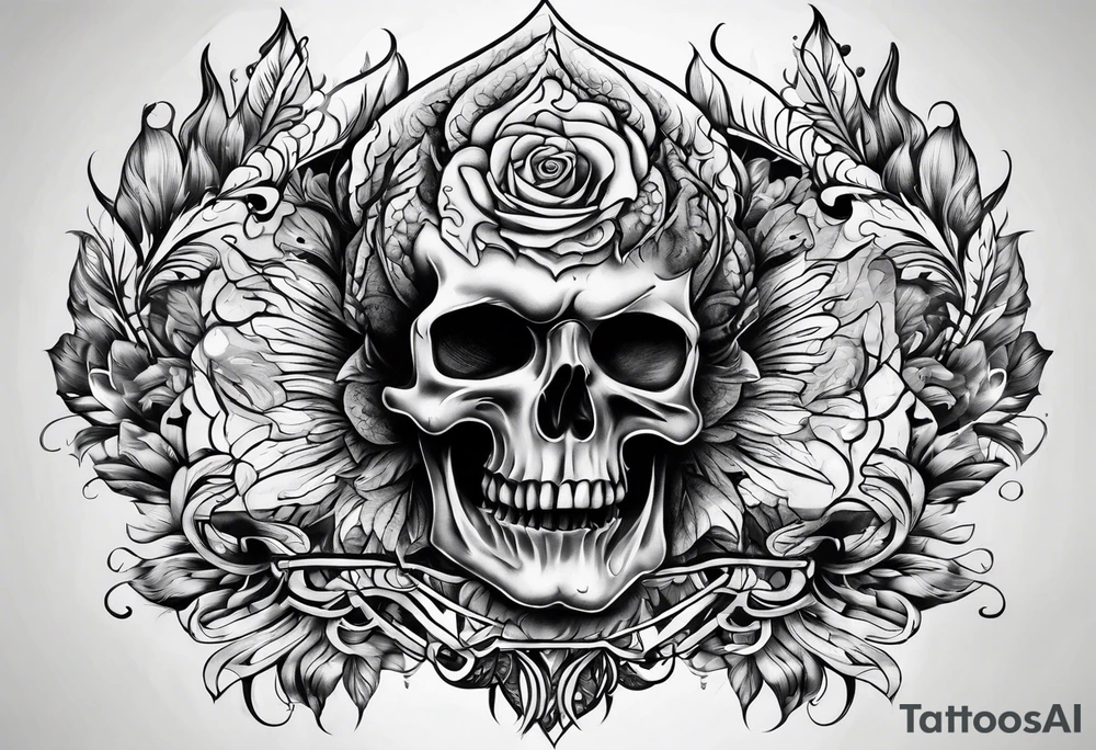brain on fire tattoo idea