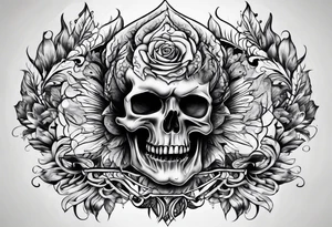 brain on fire tattoo idea