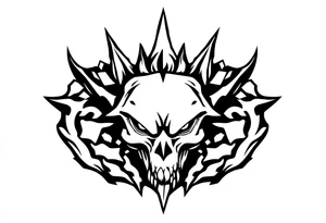 Fekete és fehér festék enyhe keveréke végig fojna a háton tattoo idea