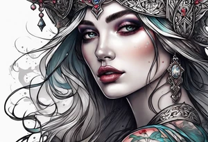 dying on the cross tattoo idea