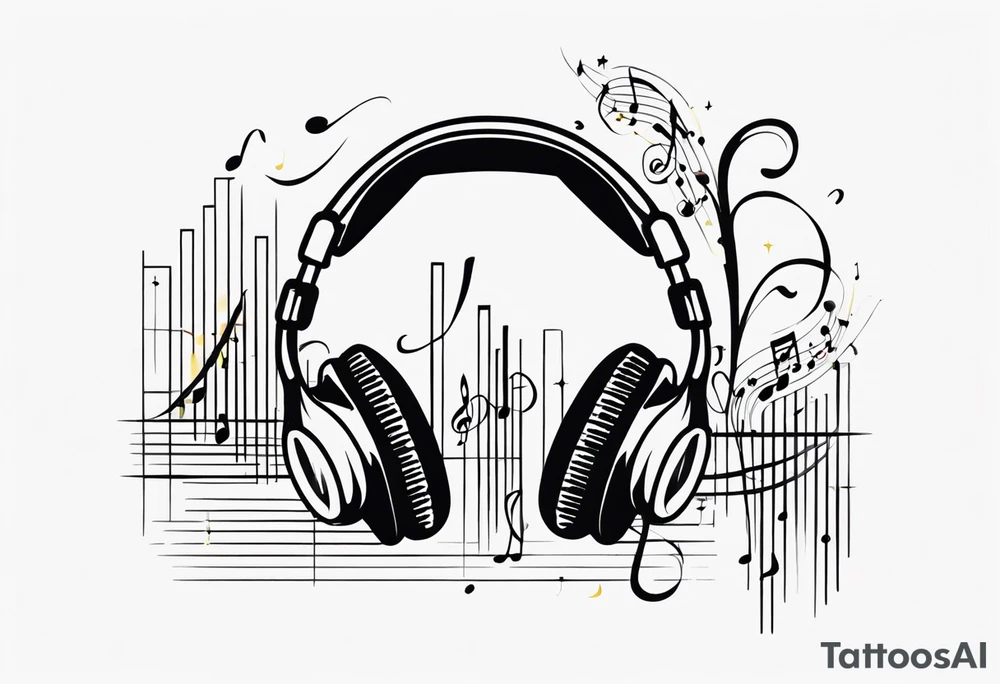 music tattoo idea