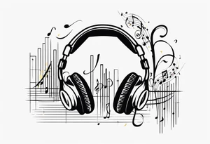 music tattoo idea