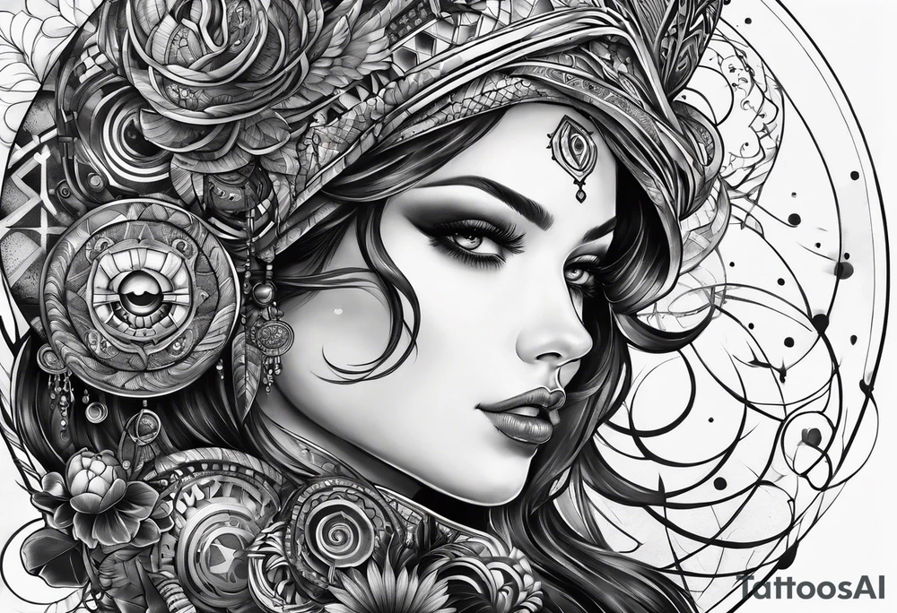 Circles tattoo idea