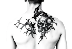 the dark despair of living with bipolar disorder tattoo idea