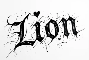 lion tattoo idea