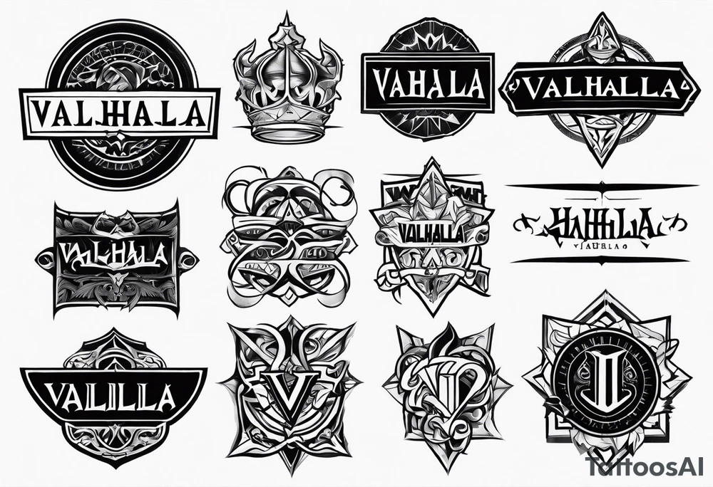 Valhalla tattoo idea