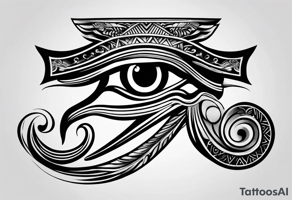 Eye of horus tattoo idea
