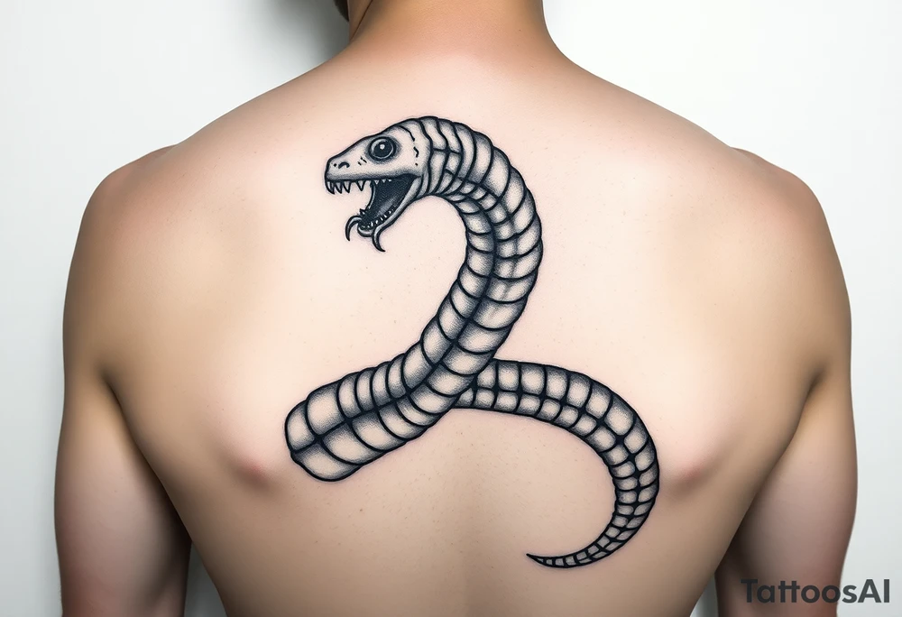 Sandworm from beetlejuice tattoo idea