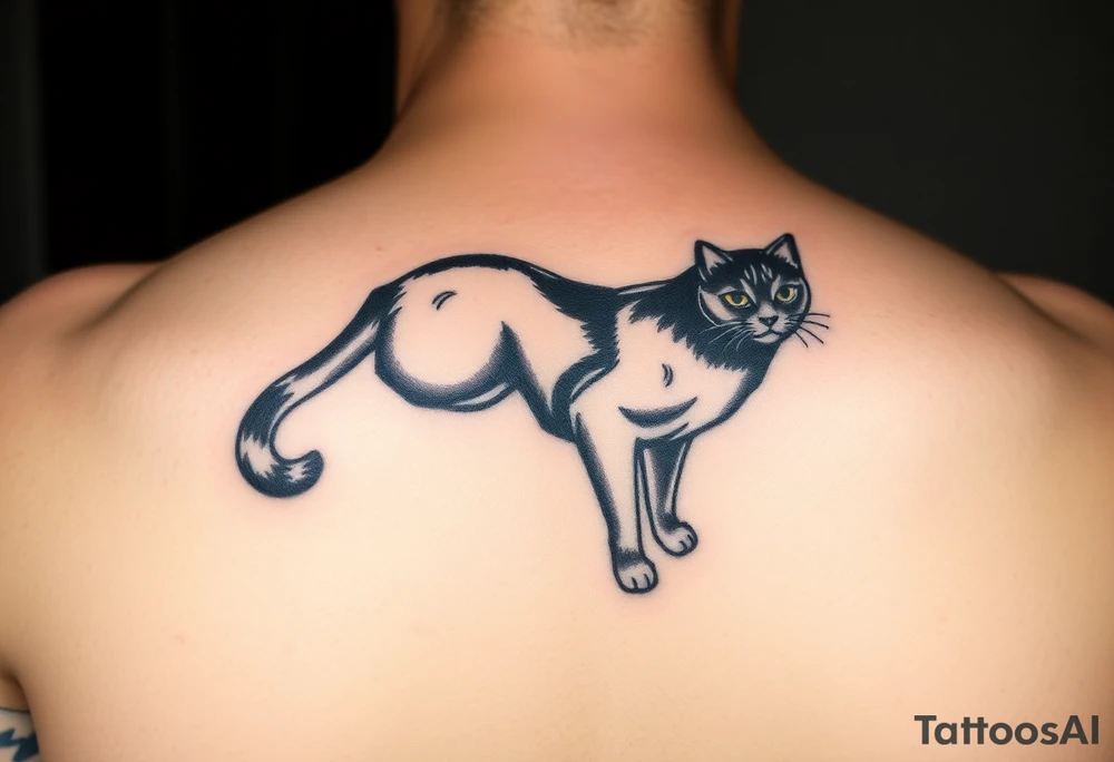 Black Cat tattoo idea