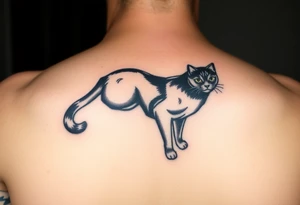 Black Cat tattoo idea
