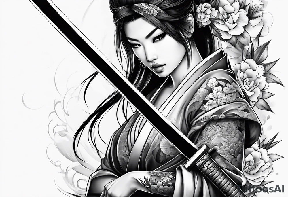 Katana tattoo idea