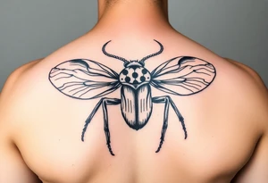 Land of giant bugs tattoo idea