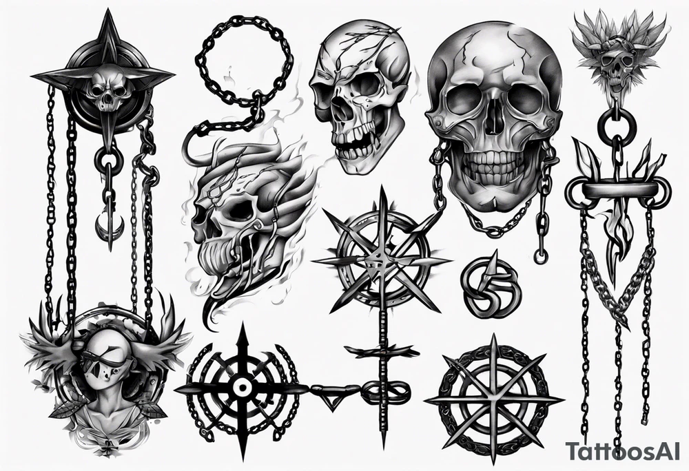 chains tattoo idea