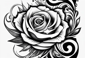 Make a shape by combining letters "EUB" tattoo idea
